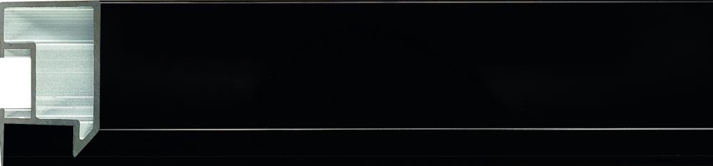 Rám Åsarna Cierny lesklý - Lubovolný Rozmer