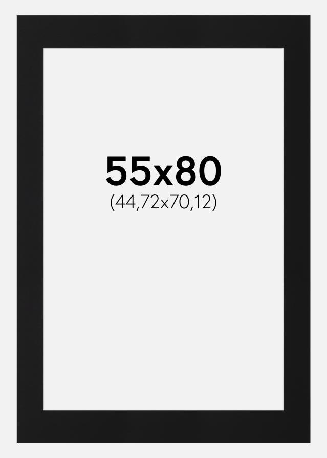 Pasparta Čierny Štandard (Biele Jadro) 55x80 cm (44,72x70,12)