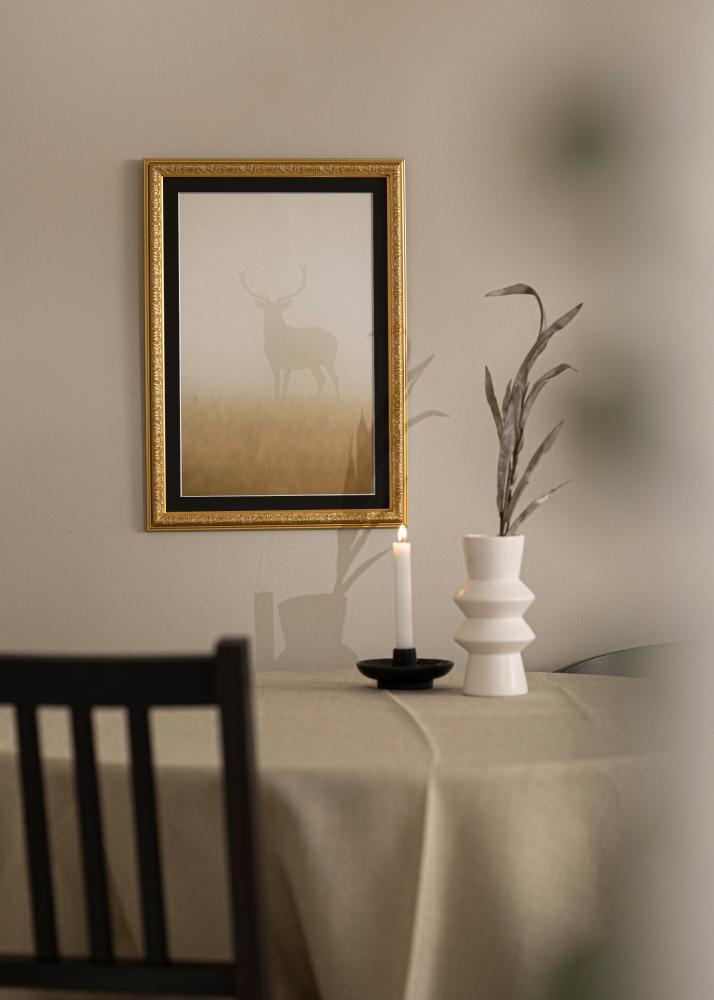 Rám Nostalgia Zlatá 35x45 cm - Pasparta Cierna 11x14 inches