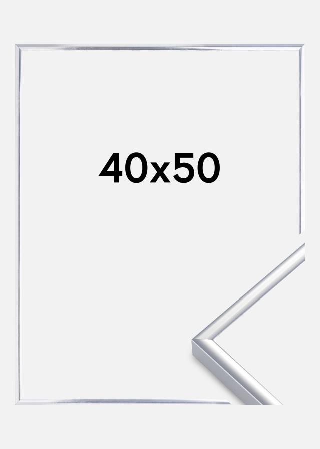 Rám Hliník Akrylové sklo Strieborný lesklý 40x50 cm