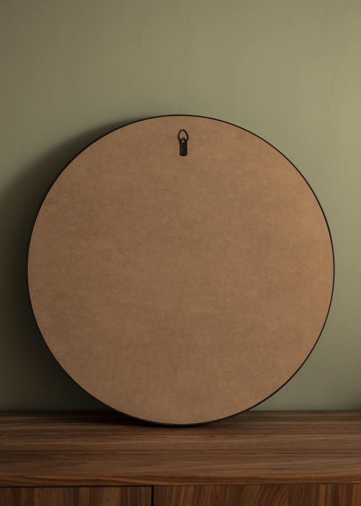 Zrkadlo Reflection Cierna 60 cm Ø