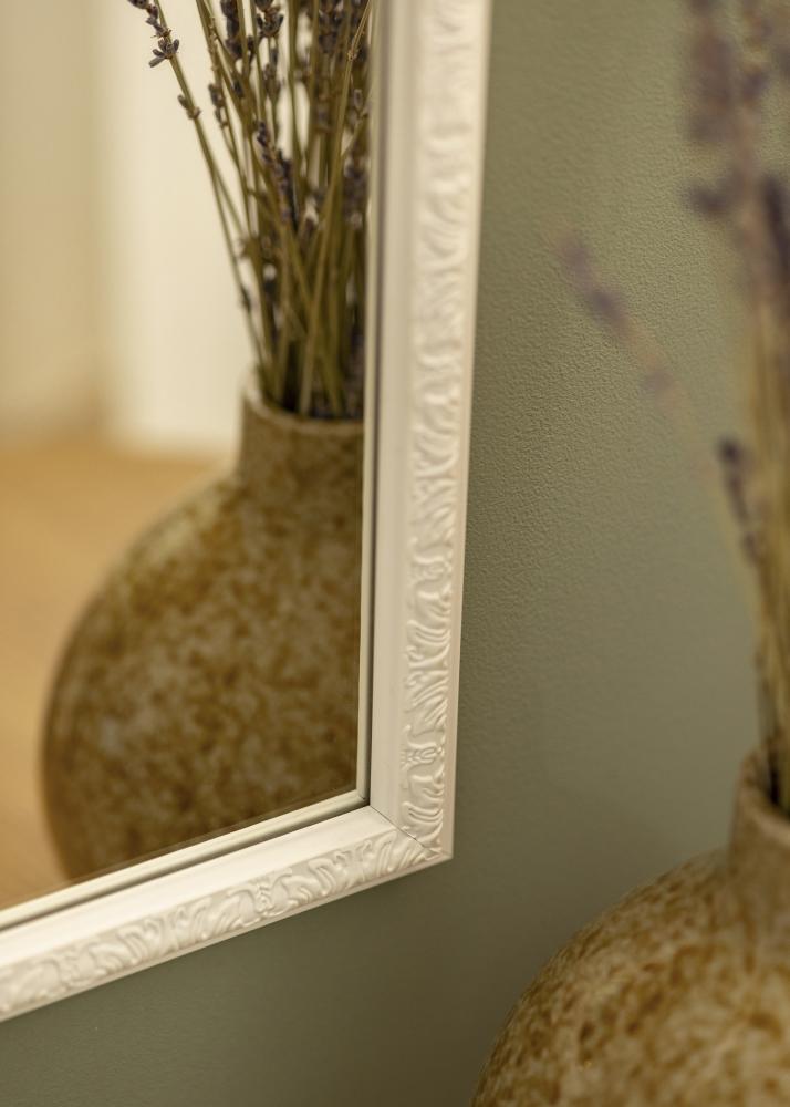 Zrkadlo Nostalgia Biela 40x100 cm