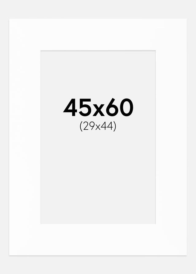 Pasparta Canson Biela Biely stred 45x60 cm (29x44)