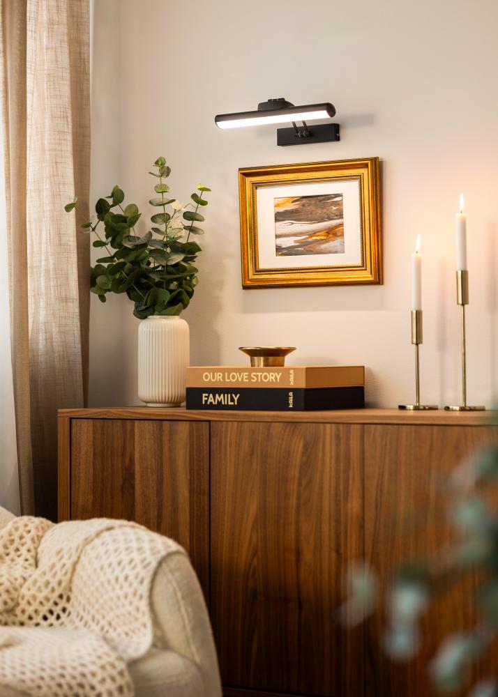 KAILA Gleam Batériové osvetlenie obrazov 32 cm - Čierna