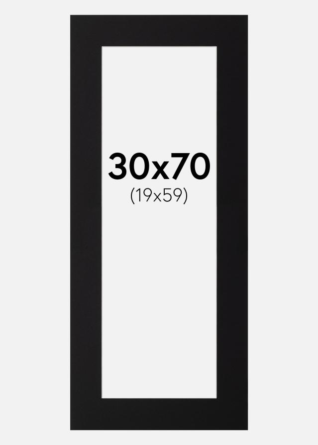 Pasparta Canson Cierna Biely stred 30x70 cm (19x59)