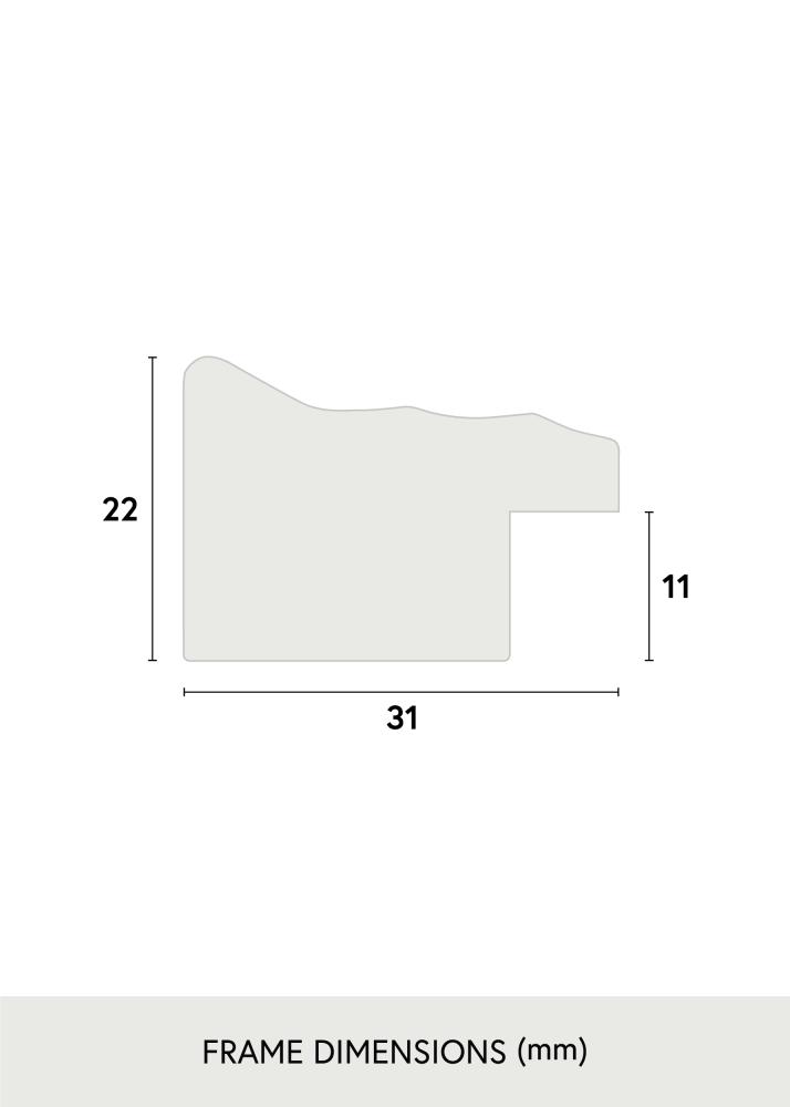 Rám Heby Zlatá - Lubovolný rozmer