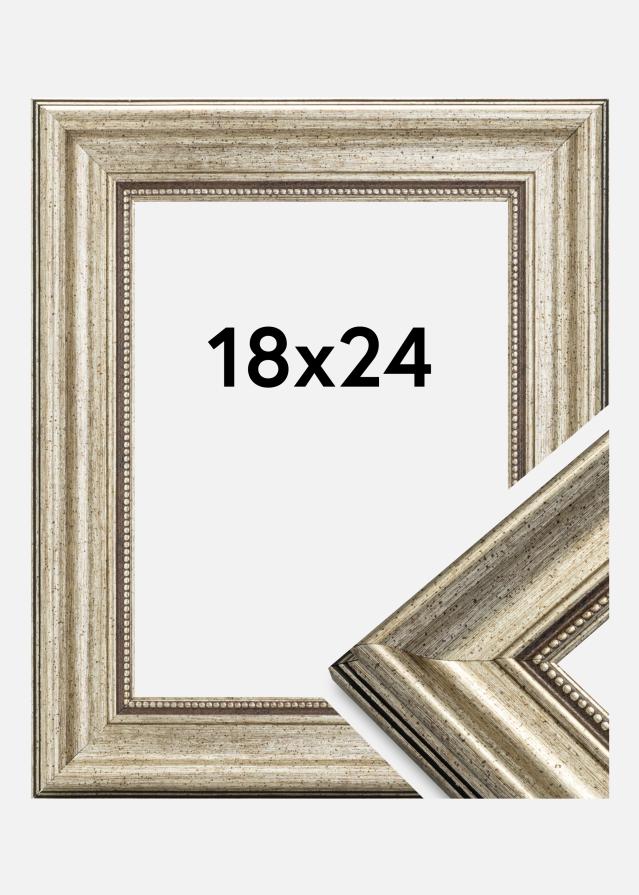 Rám Rokoko Strieborná 18x24 cm