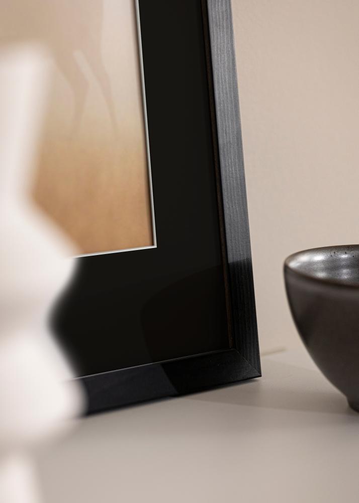 Rám Štýlová Cierna 30x40 cm - Pasparta Cierna 21x29,7 cm (A4)