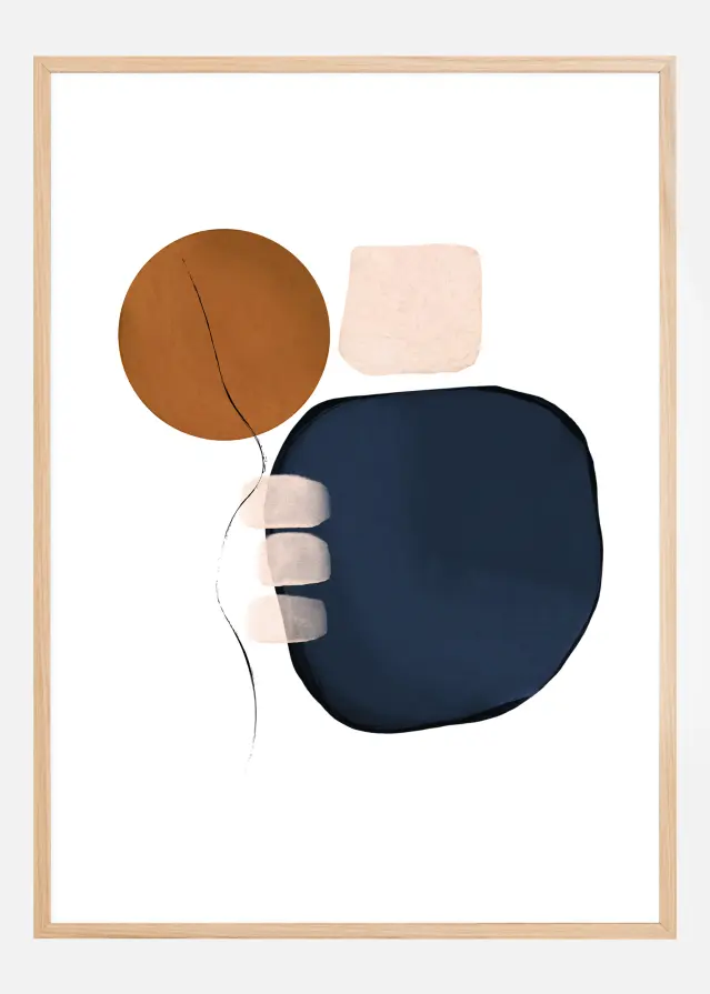 Abstract Shapes V Plagát