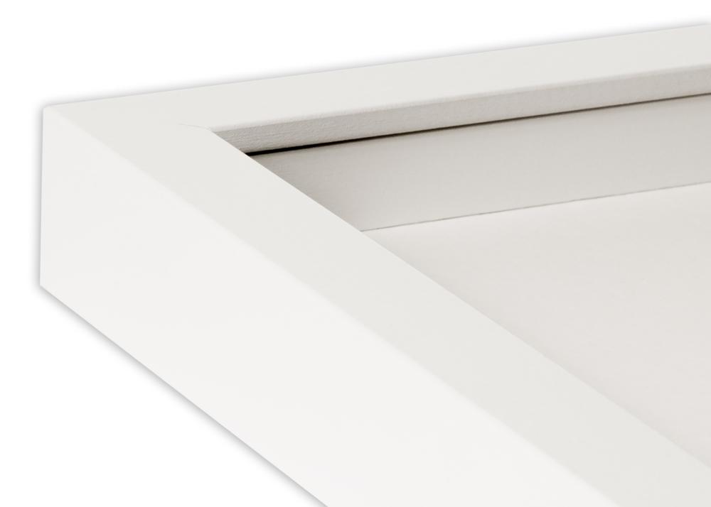 Zrkadlo Amanda Box Biela - Vlastný rozmer