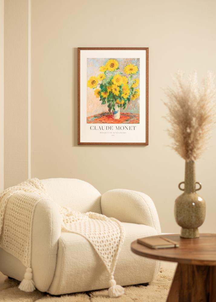 Rám Hermes Akrylové sklo Teak 50x65 cm