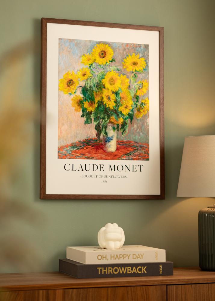 Rám Hermes Akrylové sklo Teak 50x65 cm