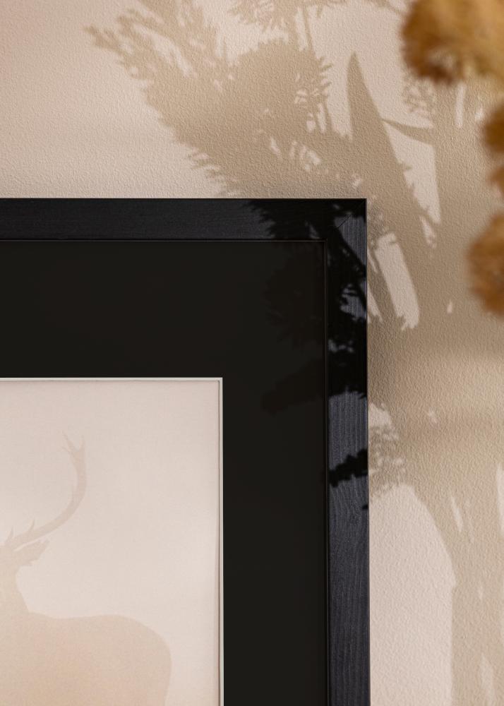 Rám Štýlová Cierna 30x40 cm - Pasparta Cierna 21x29,7 cm (A4)