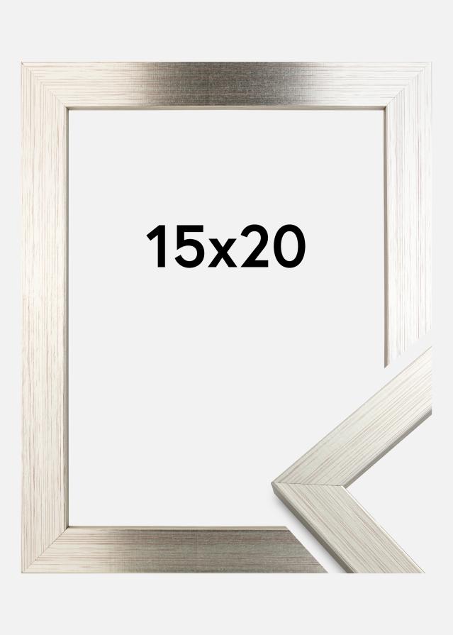 Rám Strieborná Wood 15x20 cm