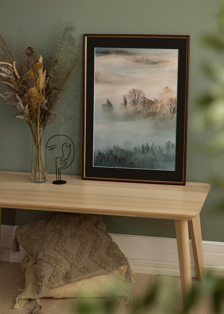 Rám Horndal Hnedá 24x30 cm - Pasparta Cierna 18x24 cm