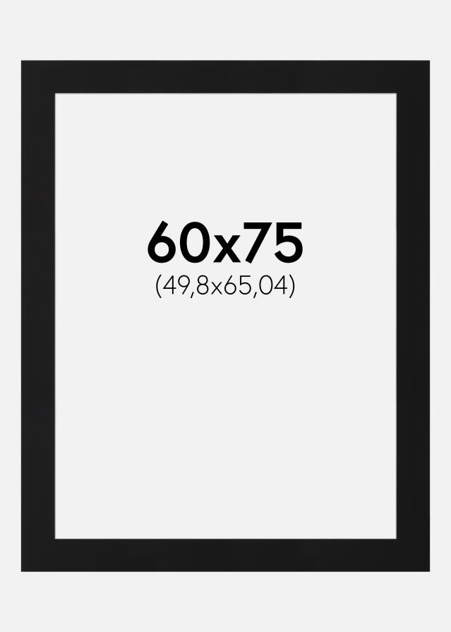 Pasparta Čierny Štandard (Biele Jadro) 60x75 cm (49,8x65,04)