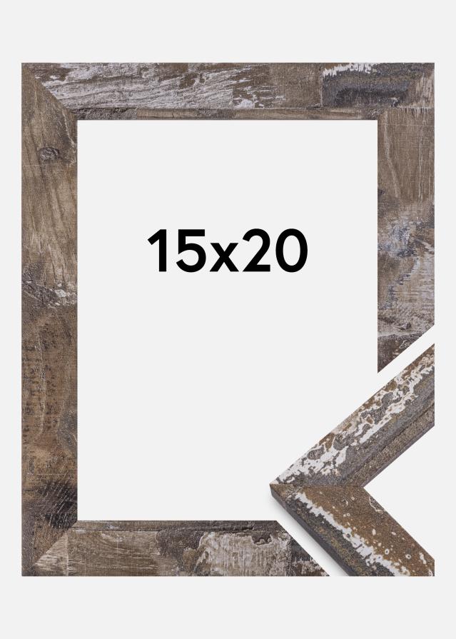 Rám Super Hnedé drevo 15x20 cm