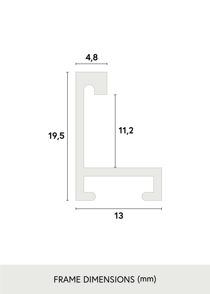 Rám Paris Biela - Lubovolný rozmer