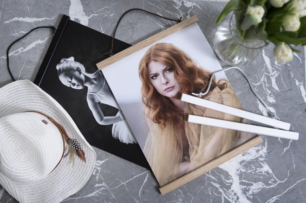 Plagátové lišty Cierna - 30 cm