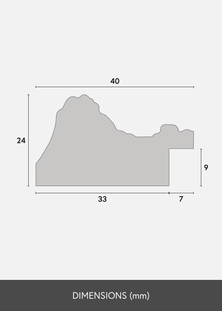 Rám Ornate Akrylové sklo Zlatá 60x80 cm