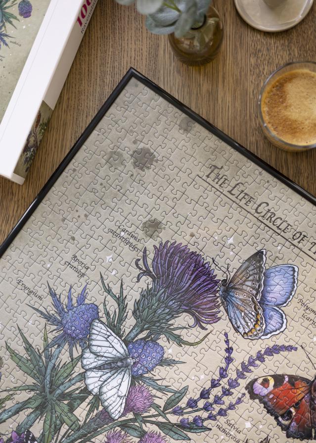 Rám na puzzle Čierna 50x66,5 cm