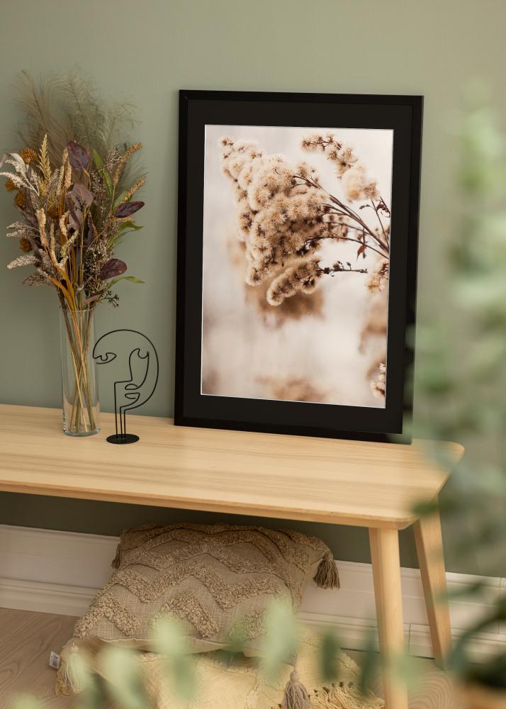 Rám Štýlová Cierna 30x40 cm - Pasparta Cierna 21x29,7 cm (A4)