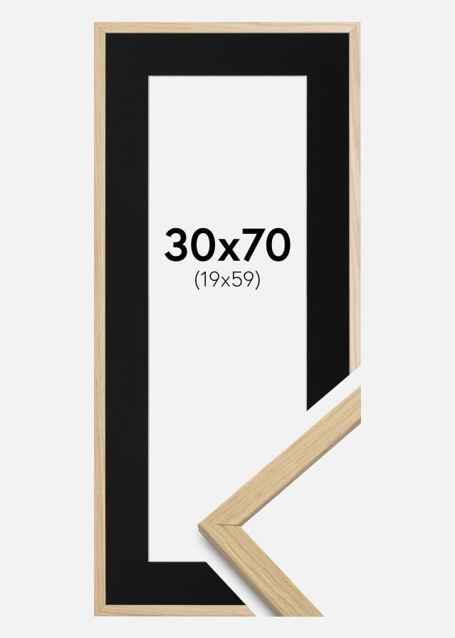 Rám Edsbyn Dub 30x70 cm - Pasparta Cierna 20x60 cm
