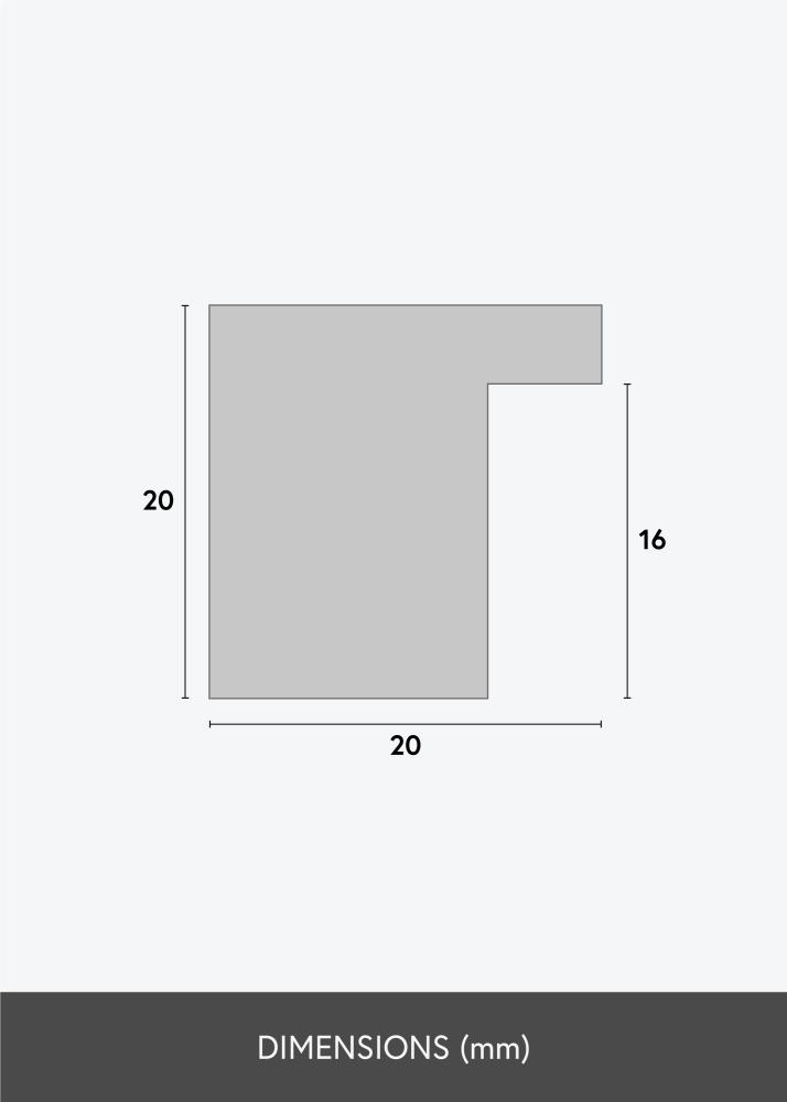 Rám Devon Strieborná - Lubovolný rozmer