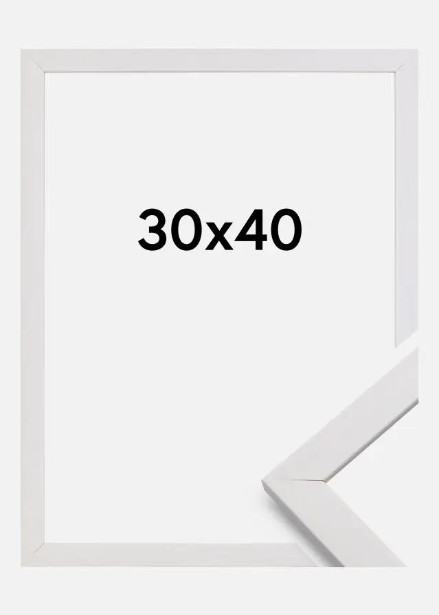 Rám Štýlová Akrylové sklo Biela 30x40 cm