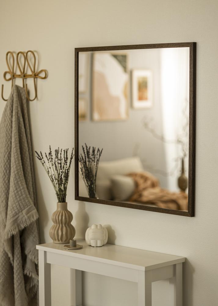 Zrkadlo Pevný Smoked Oak 70x70 cm