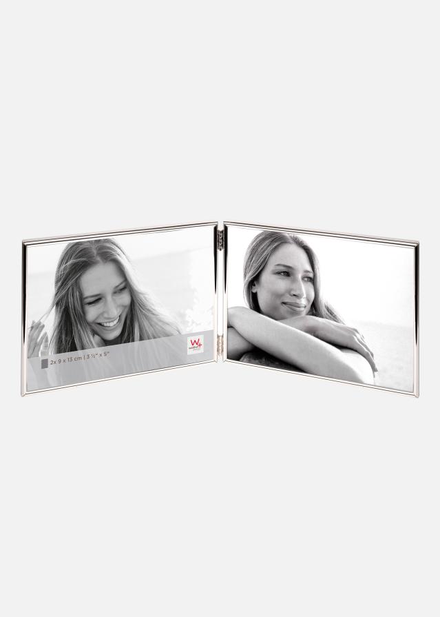 Chloe Otvárací rám II Strieborná 9x13 cm - 2 Obrazy