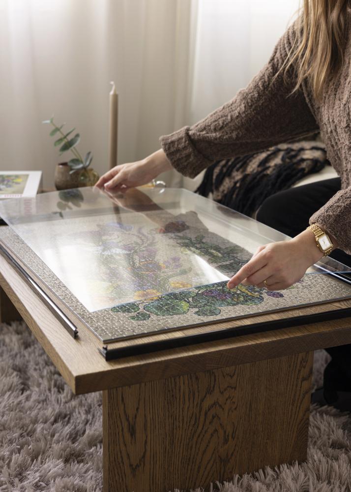 Rám na puzzle Čierna 70x100 cm