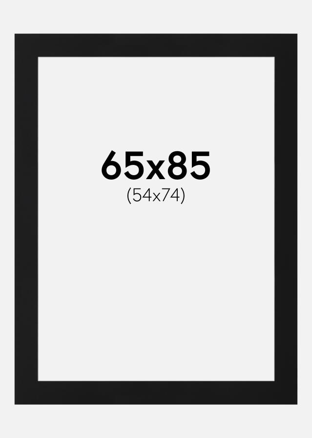 Pasparta Čierny Štandard (Biele Jadro) 65x85 cm (54x74)