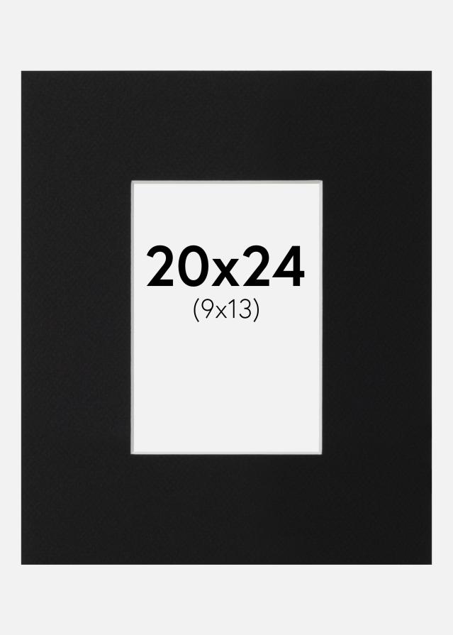 Pasparta Čierny Štandard (Biele Jadro) 20x24 cm (9x13)