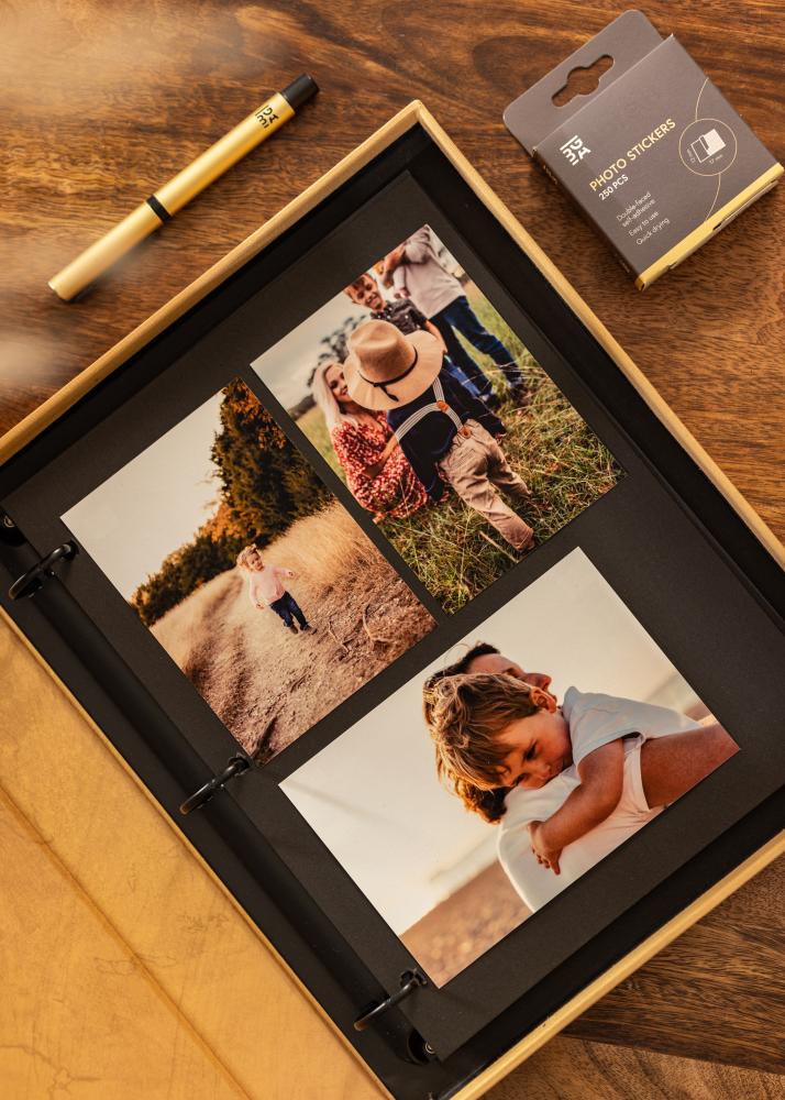 KAILA HI LITTLE ONE Manilla - Coffee Table Photo Album (60 Cierna Stránky)