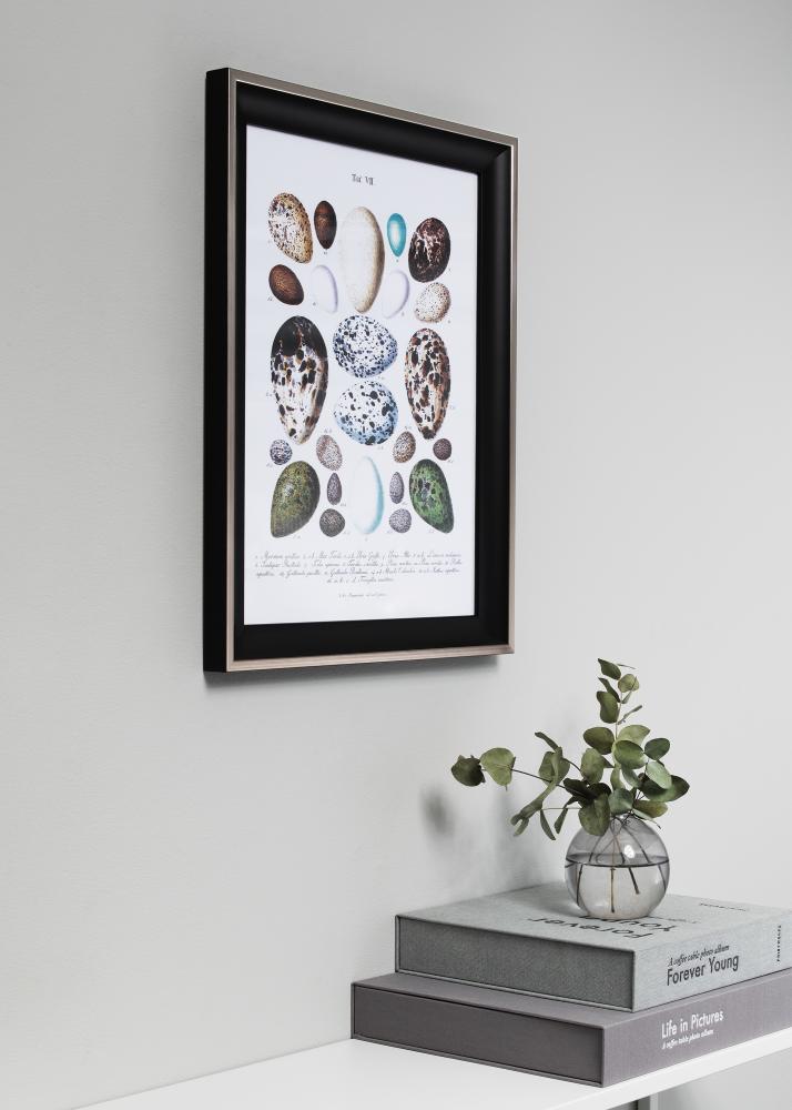 Rám Öjaren Akrylové sklo Cierno-strieborná 25x25 cm