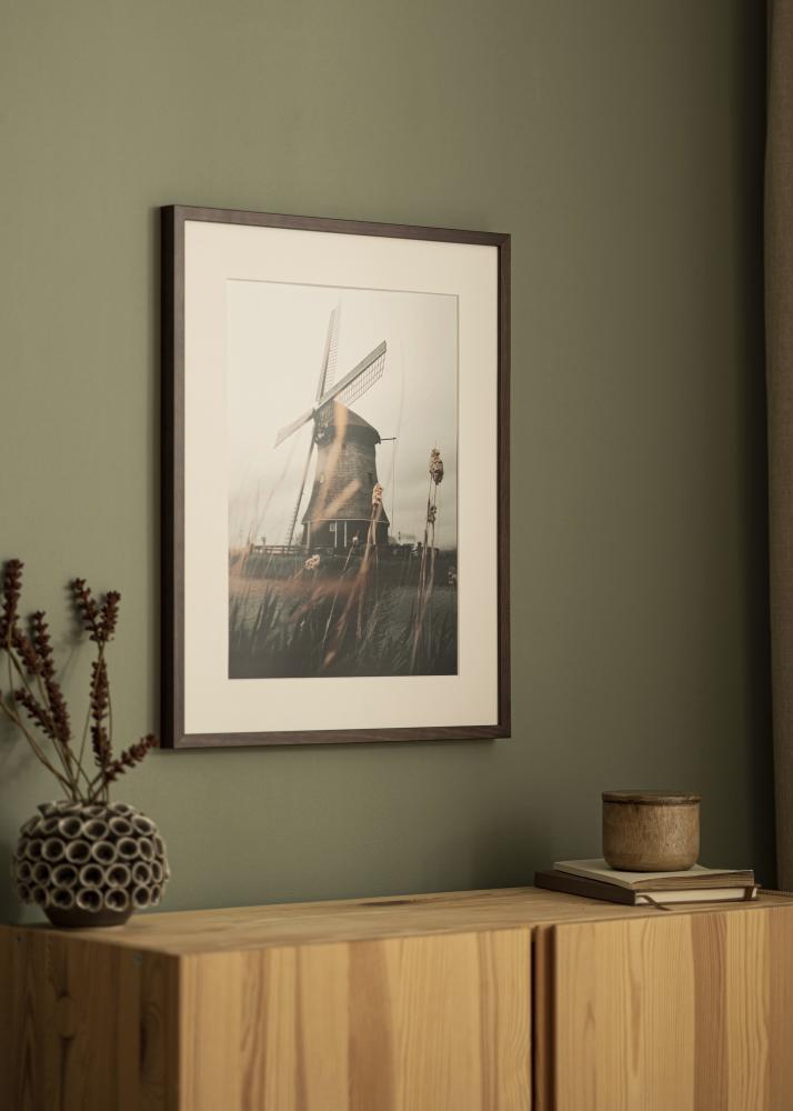 Rám E-Line Akrylové sklo Orech 50x50 cm