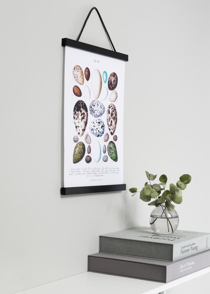 Plagátové lišty Cierna - 30 cm