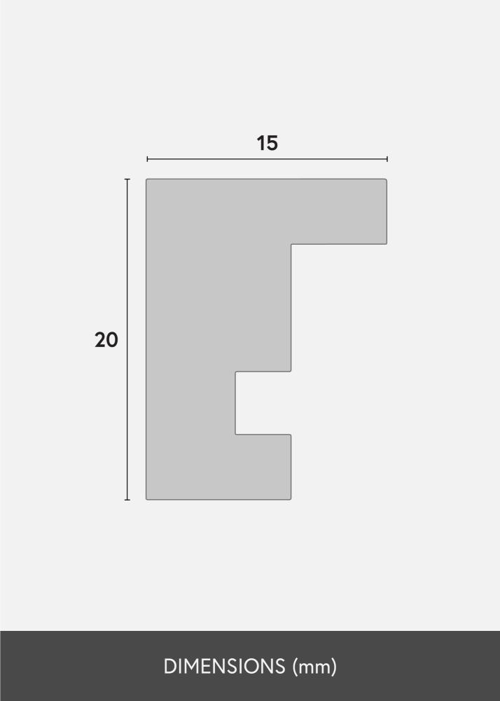 Rám Ares Akrylové sklo Burr Walnut 29,7x42 cm (A3)