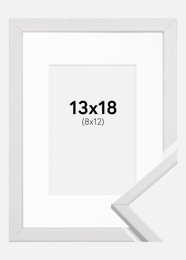 Rám Galant Biela 13x18 cm - Pasparta Biela 9x13 cm