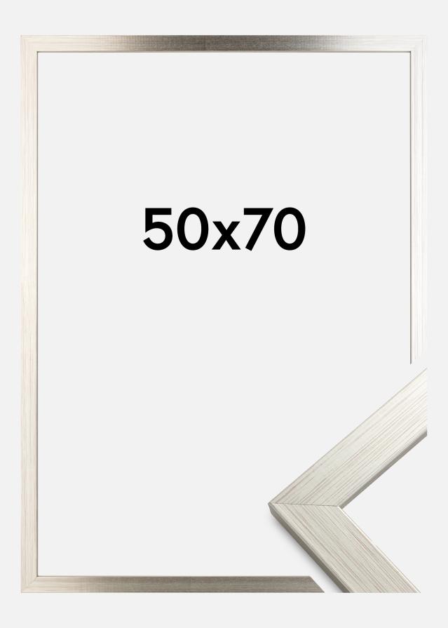 Rám Strieborná Wood Akrylové sklo 50x70 cm