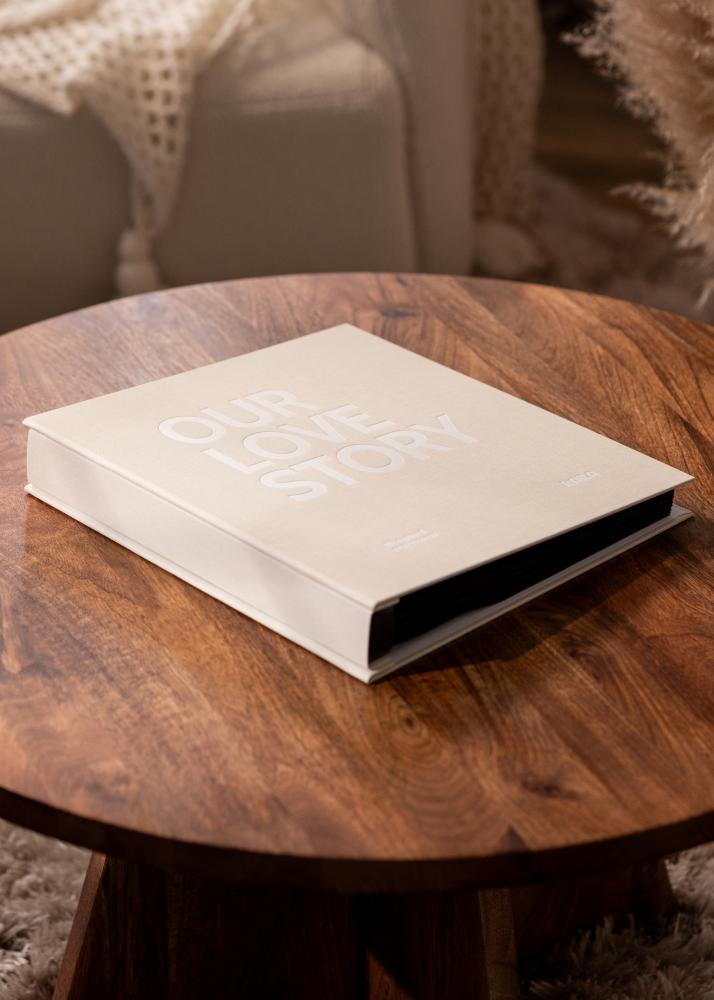 KAILA Fotoalbum NAŠ PRÍBEH LÁSKY Krémová - 600 obrázkov v 10x15 cm