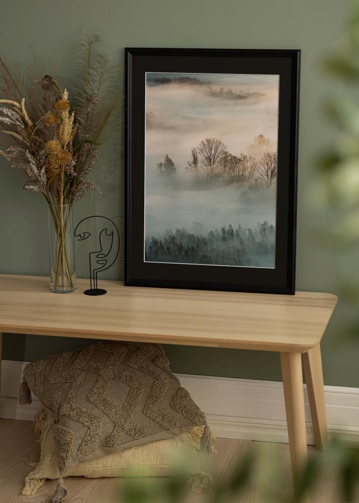 Rám Siljan Cierna 60x60 cm - Pasparta Cierna 50x50 cm