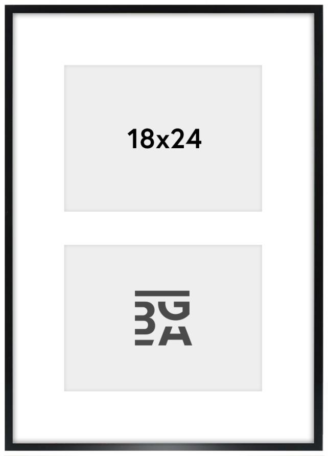 Edsbyn Multirám XXII Cierna - 2 Obrazy (18x24 cm)