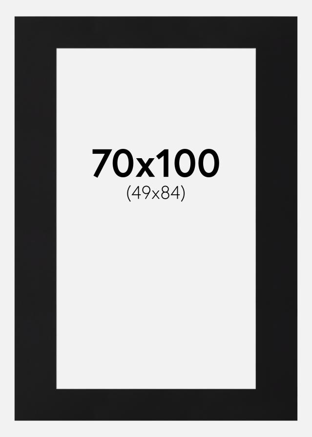 Pasparta Čierny Štandard (Biele Jadro) 70x100 cm (49x84)