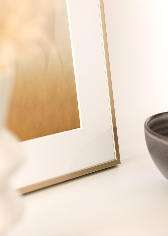 Hliníkový rám Akrylové sklo Mosadz 42x59,4 cm (A2)