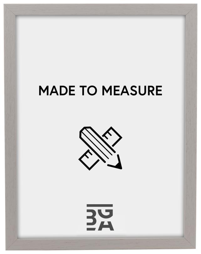 Rám Björkö - Sivá škrabaná - Lubovolný Rozmer