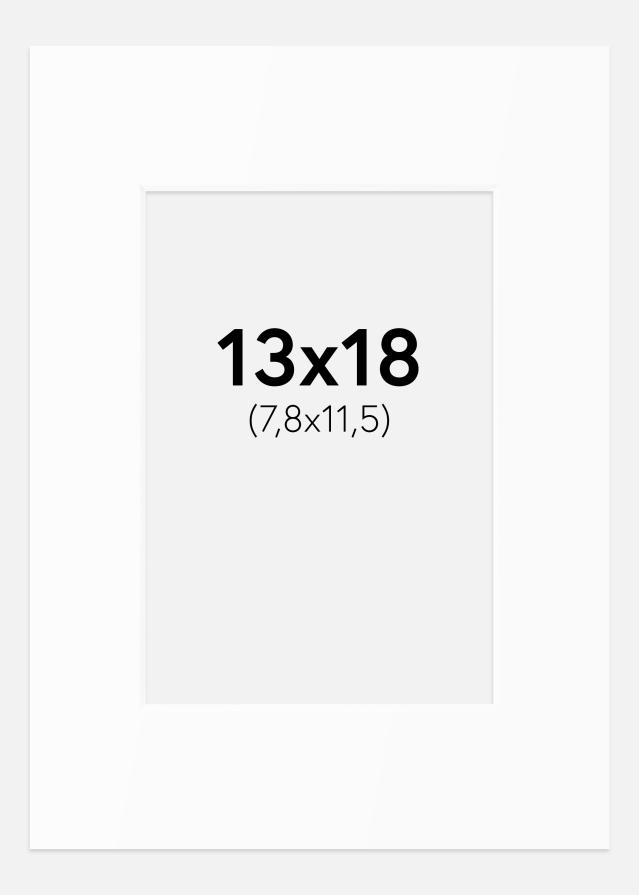 Pasparta Biely Štandard (Biele Jadro) 13x18 cm (7,8x11,5)