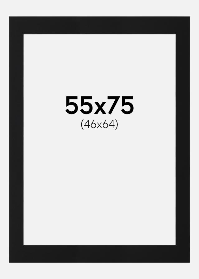 Pasparta Čierny Štandard (Biele Jadro) 55x75 cm (46x64)