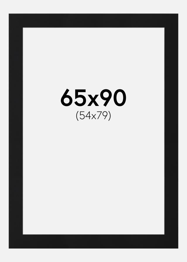 Pasparta Čierny Štandard (Biele Jadro) 65x90 cm (54x79)